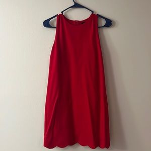 Aqua Red Dress